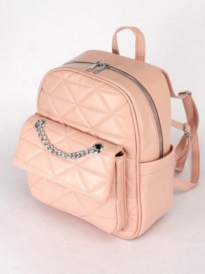 Рюкзак жен искусственная кожа C 190-8911,  1отд,  4внеш+2внут/карм,  розовый 245524