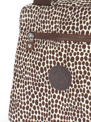 Рюкзак жен текстиль BoBo-00132  (сумка-change),  1отд. 7внеш,  1внут/карм,  беж/коричневый 245289