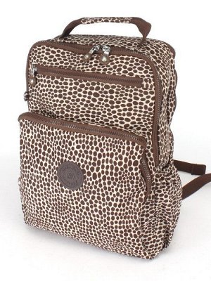 Рюкзак жен текстиль BoBo-1304-1,  2отд,  4внеш,  4внут/карм,  бежевый/корич 245328