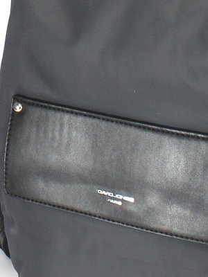 Рюкзак жен текстиль+иск/кожа DJ-6702-7-D. GREY,  1отд,  4внеш+2внут/карм,  серый 245480