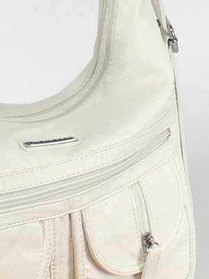 Сумка женская искусственная кожа Guecca-TS 103  (рюкзак change),  2отд,  белый 245454