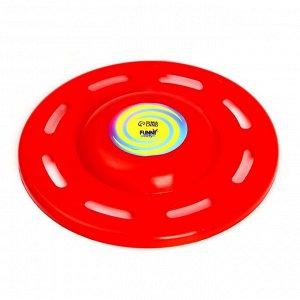 Летающая тарелка «Фигурная» 20 см, цвет красный