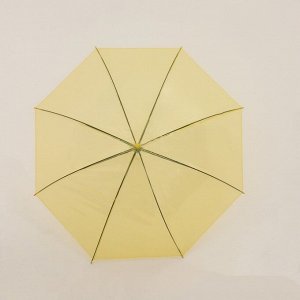 Зонт - трость полуавтоматический, 8 спиц, R = 46 см, цвет МИКС