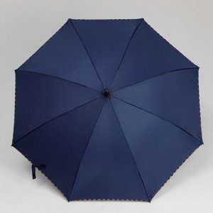 Зонт - трость полуавтоматический «Однотонный», ветроустойчивый, 8 спиц, R = 55 см, цвет МИКС