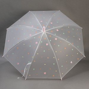 Зонт - трость полуавтоматический «Сute», 8 спиц, R = 47 см, цвет МИКС