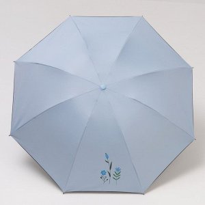 Зонт механический «Цветы», ветроустойчивый, 4 сложения, 8 спиц, R = 48 см, цвет МИКС