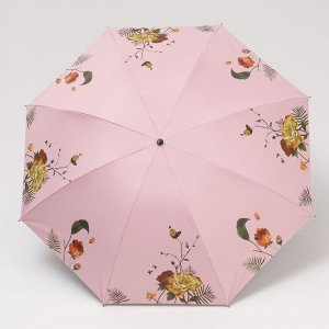 Зонт механический «Нежные цветы», 4 сложения, 8 спиц, R = 49 см, цвет МИКС