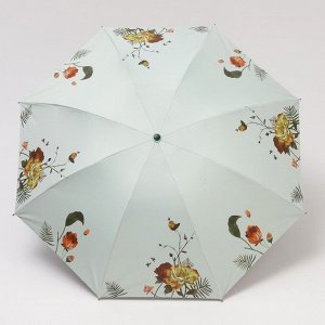Зонт механический «Нежные цветы», 4 сложения, 8 спиц, R = 49 см, цвет МИКС