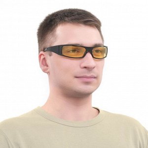 Очки для водителя мужские, солнцезащитные, антиблик, антифары, линза желтая, дужки черные 14x4x4 см