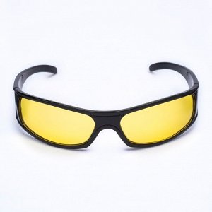 Очки солнцезащитные водительские, линза желтая, дужки черные 14х4х4 см