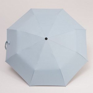 Зонт автоматический «Однотонный», 3 сложения, 8 спиц, R = 49 см, цвет МИКС