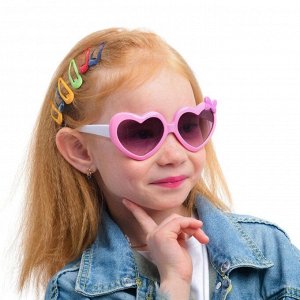 Очки солнцезащитные детские OneSun, uv 350, линза 5x6 см, ширина 13 см, дужка 13 см, микс