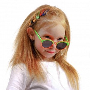 Очки солнцезащитные детские "Clubmaster", оправа бабочка, стёкла тёмные, МИКС, 13.5 x 13 x 5 см
