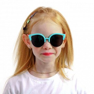 СИМА-ЛЕНД Очки солнцезащитные детские &quot;Round&quot;, оправа двухцветная, линзы зеркальные, МИКС, 12.5 см