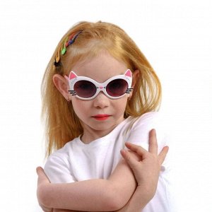 СИМА-ЛЕНД Очки солнцезащитные детские, uv 400, линза 4.5х5.5 см, ширина 12.5 см, дужка 12 см, микс