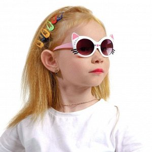 СИМА-ЛЕНД Очки солнцезащитные детские, uv 400, линза 4.5х5.5 см, ширина 12.5 см, дужка 12 см, микс