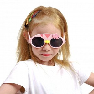 Очки солнцезащитные детские, поляризационные, ширина 13.5 см, дужки гнущиеся  13.5 см