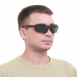 Очки солнечные мужские спортивные «Мастер К», uv 400, ширина 14.5 см, дужка 12.6 см, линза 4x7.3 с