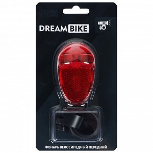 Фонарь велосипедный задний Dream Bike, JY-399T-1, 1 диод, 1 режим