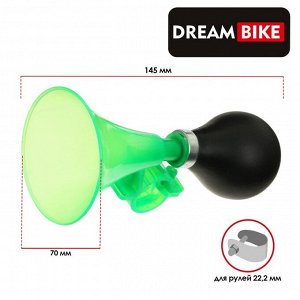 Клаксон Dream Bike, пластик, цвет зеленый