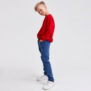 Джемпер для мальчика MINAKU: Casual Collection KIDS цвет красный, рост 110