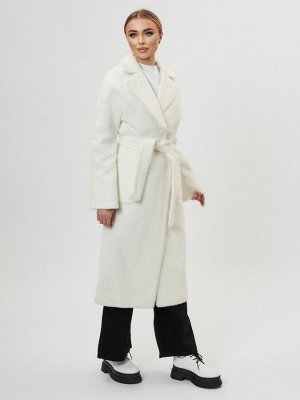 Пальто демисезонное белого цвета 4002Bl