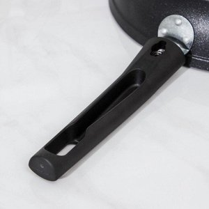 Сковорода «Традиция», d=26 см, съёмная ручка, антипригарное покрытие, цвет чёрный