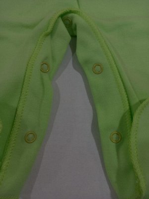 Осьминожка Ползунки (полукомбинезон) на лямках хлопок тоненькие цвет зеленый