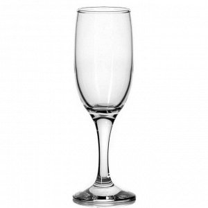 Набор бокалов для шампанского, 3 шт, 190 мл, стекло, БИСТРО