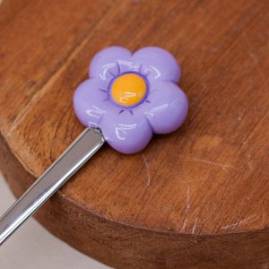 Ложка десертная "Flower", purple