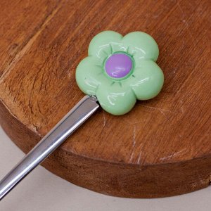 Ложка десертная "Flower", green