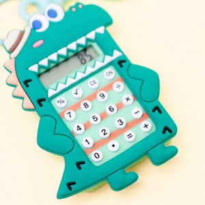 Брелок-калькулятор "Сrocodile", dark green