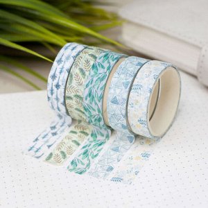 Набор декоративного скотча "Designer prints", leaves