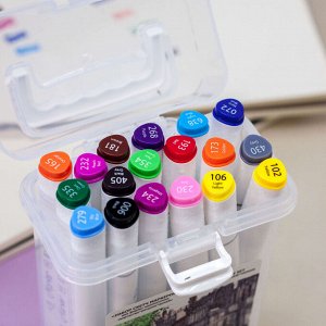 Набор маркеров для скетчинга 18 цветов, mix, двусторонние