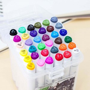 Набор маркеров для скетчинга 36 цветов, mix, двусторонние