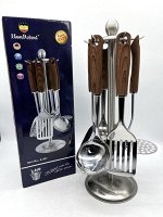 Набор кухонных аксессуаров 6 предметов на подставке Haus Roland
