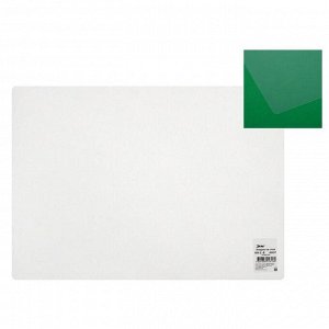Calligrata Накладка на стол пластиковая А3, 460 х 330 мм, 500 мкм, прозрачная, бесцветная (подходит для офиса)