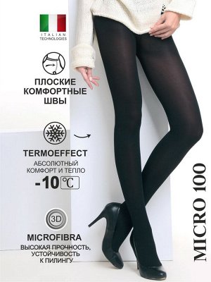 TEATRO MICRO 100 Колготки женские теплые из мягкой микрофибры