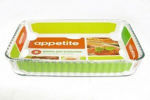 Форма стеклянная прям 30x23x6см/2,6л ТМ Appetite