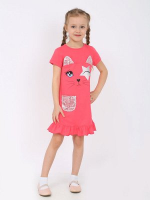 Платье "Карнелия-8" с шелкографией