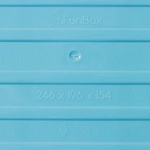 Контейнер для хранения с крышкой Kid's Box, 6 л, 25x20x16 см, 6 вставок, лоток, цвет МИКС
