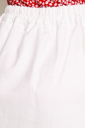 Юбка Льняная юбка-трапеция прекрасно подойдёт для активного отдыха или же для будней в энергичном ритме. Юбка станет украшением Вашего образа благодаря своему цвету и фасону. Юбка на притачном поясе, 