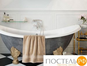 Полотенце Bella Casa, микрокоттон, 70х140 см, бежевый