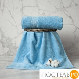 (3107) Полотенце Eleganta (Marakesh) 30х50 см махра 390 г/м2, 3107 бледно-васильковый