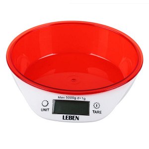 Весы кухонные электронные LEBEN "Стиль", до 5 кг (268-049)