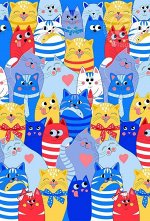 Полотенце вафельное пляжное 100*150 см (Полосатый рейс)