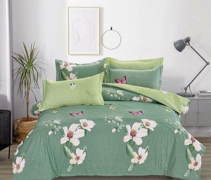 Комплект постельного белья 2-спальный, поплин (Цветущий сад)