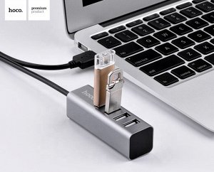 USB Хаб Hoco 4-Ports 4 USB 2.0