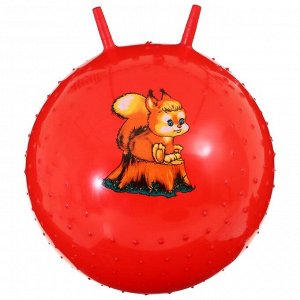СИМА-ЛЕНД Мяч прыгун с рожками «Сказочные истории», массажный, d=65 см, 600 г, МИКС