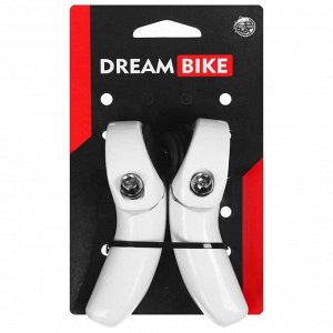 Рога на руль Dream Bike, алюминиевые, цвет белый